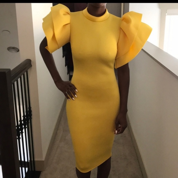 Fashion Nova Dresses & Skirts - Cute ruffle midi dress